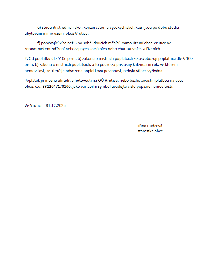 Komunální odpad 2026