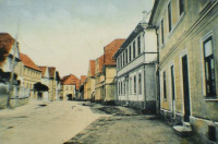 Vrutice, část hlavní ulice.